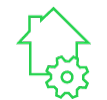 House with Gear Icon